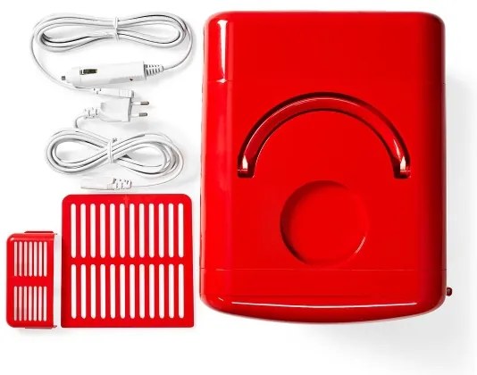 Melissa - Hordozható mini hűtőszekrény 48W/12/230V piros