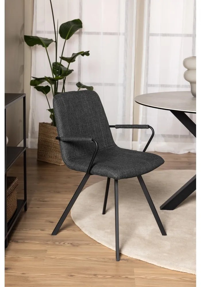 Sötétszürke étkezőszék szett 2 db-os Selina – Actona