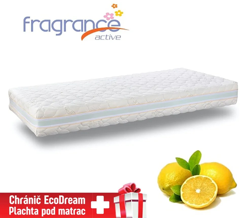 DreamBed Fragrance Lemon memóriahabos matrac - 140x200cm