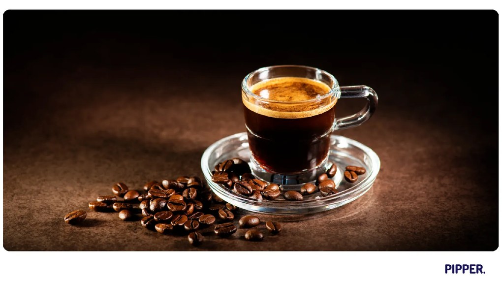 PIPPER. Öntapadós textiltapéta "Kávéscsésze 2"