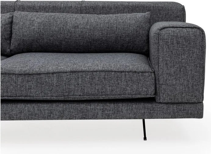 Jivago sötétszürke sarokkanapé, bal oldali - Artie