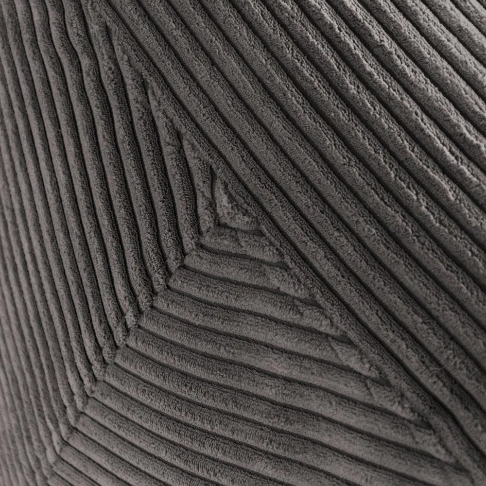 Mustársárga kordbársony babzsákfotel Tube – SLOWDOWN