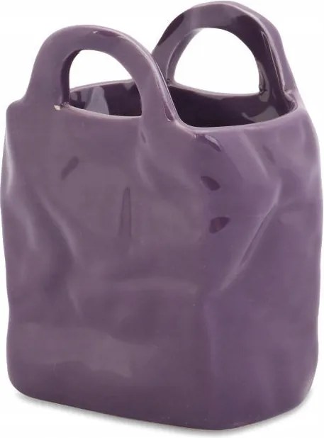 Váza kézitáska lila terasz erkély dekoráció