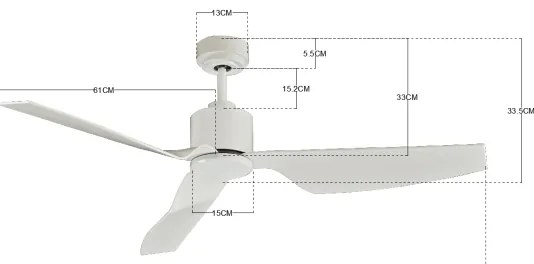 Lucci Air 210528 - Mennyezeti ventilátor AIRFUSION CLIMATE II fehér + távirányító