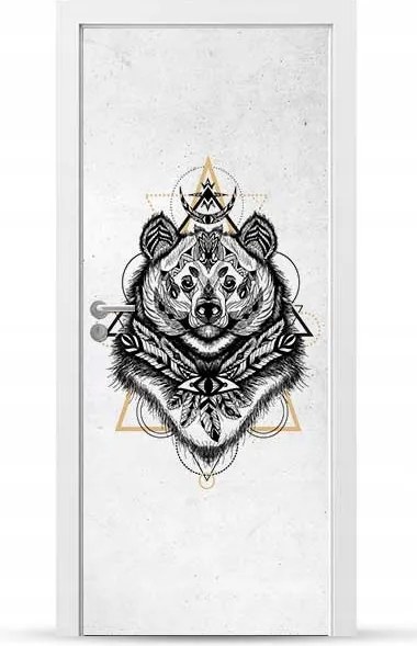 Furnér Kültéri Ajtó matrica Bútor öntapadós Könnyű Ragasztás