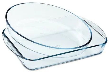 Pyrex üveg sütőedény készlet 2 db, 2,7 l + 2,2 l