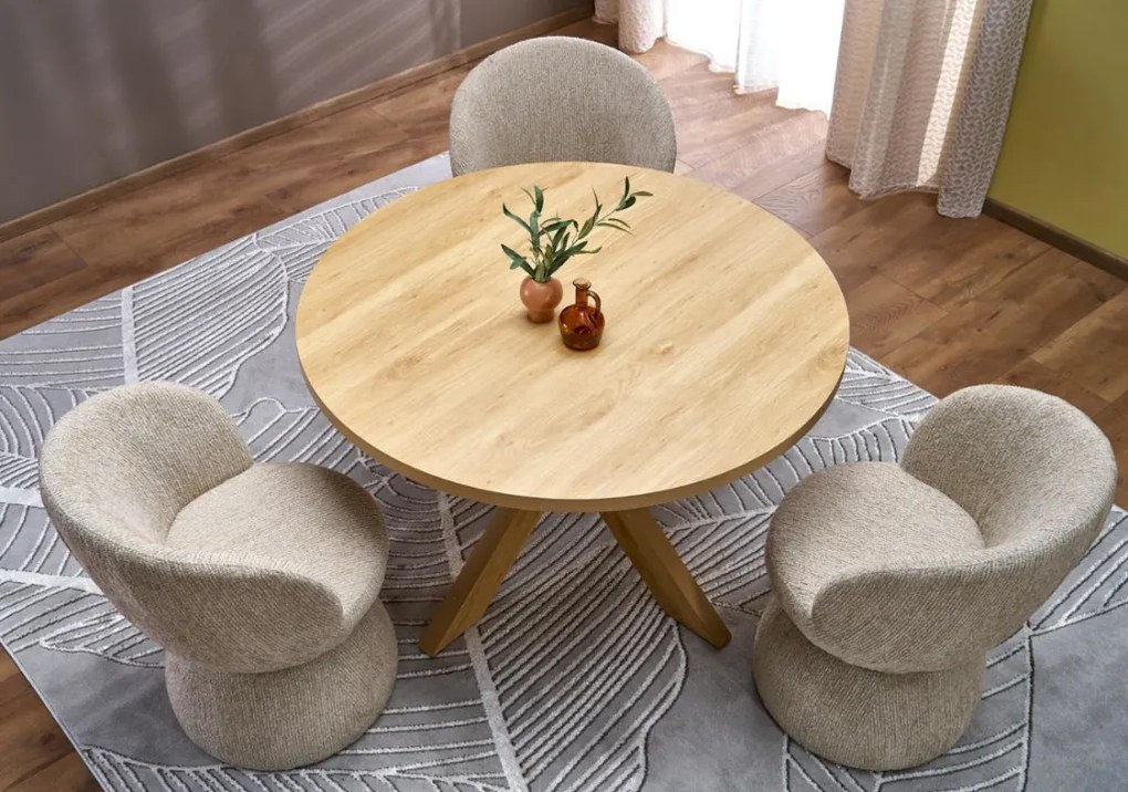 Morus kör étkezőasztal 120cm