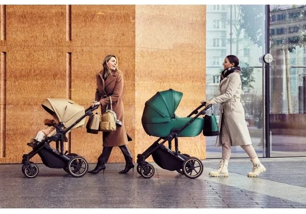 KINDERKRAFT SELECT - Kombinált babakocsi 3in1 PRIME 2 Premium Sandrose bézs