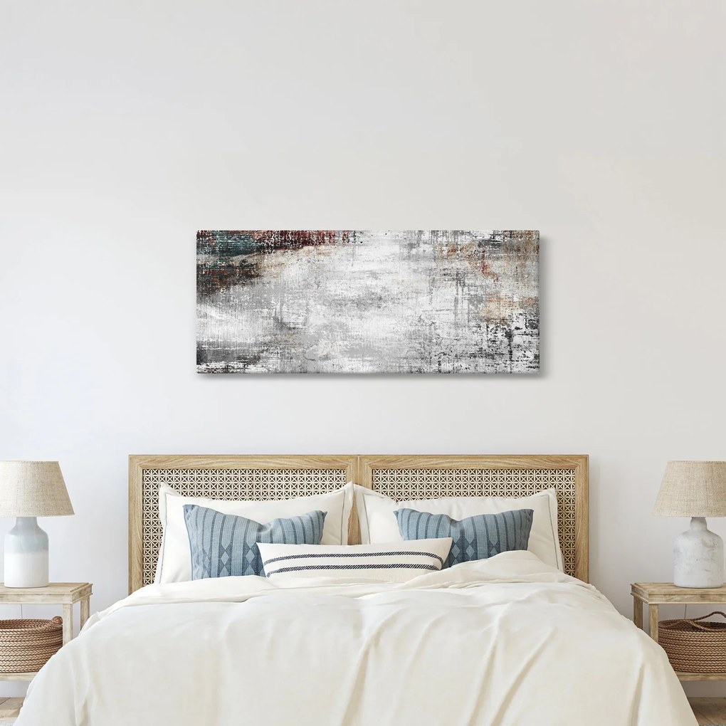 Kép - Absztrakt texturált vászon (120x50 cm)