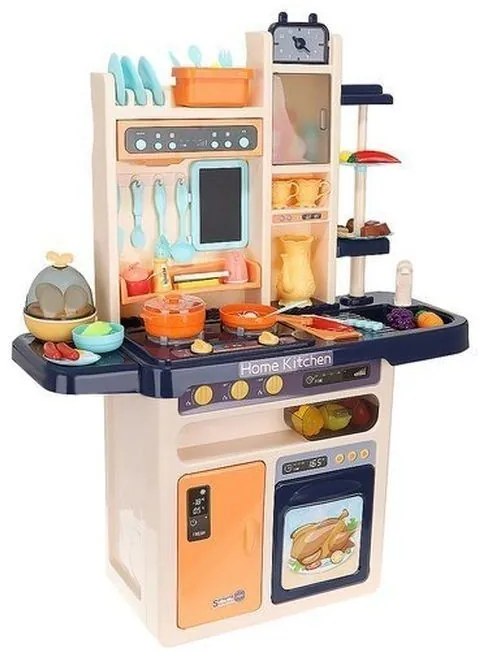ProCart® Gyerekkonyha, hideg gőz, hanghatások és fények, zárt körű vízcsap, 65 db, 93x71x28 cm