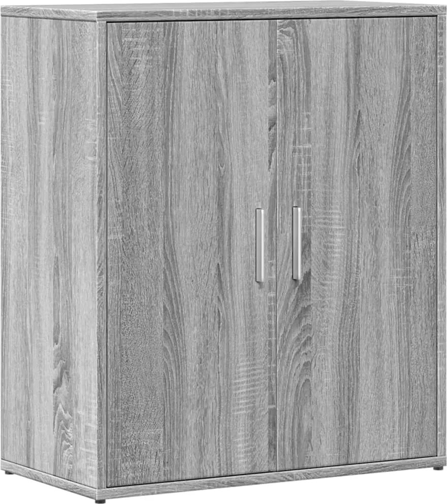 vidaXL szürke sonoma színű szerelt fa tálalószekrény 60 x 31 x 70 cm