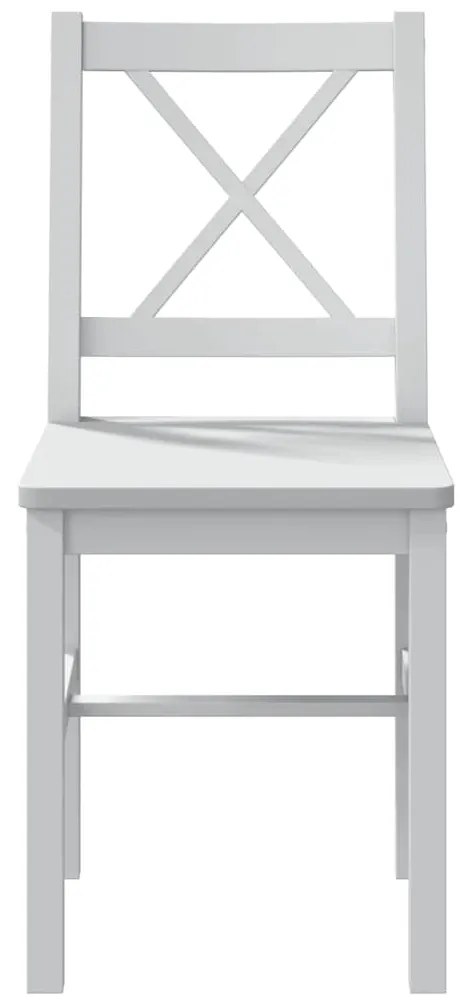 5 darabos fehér étkezőgarnitúra