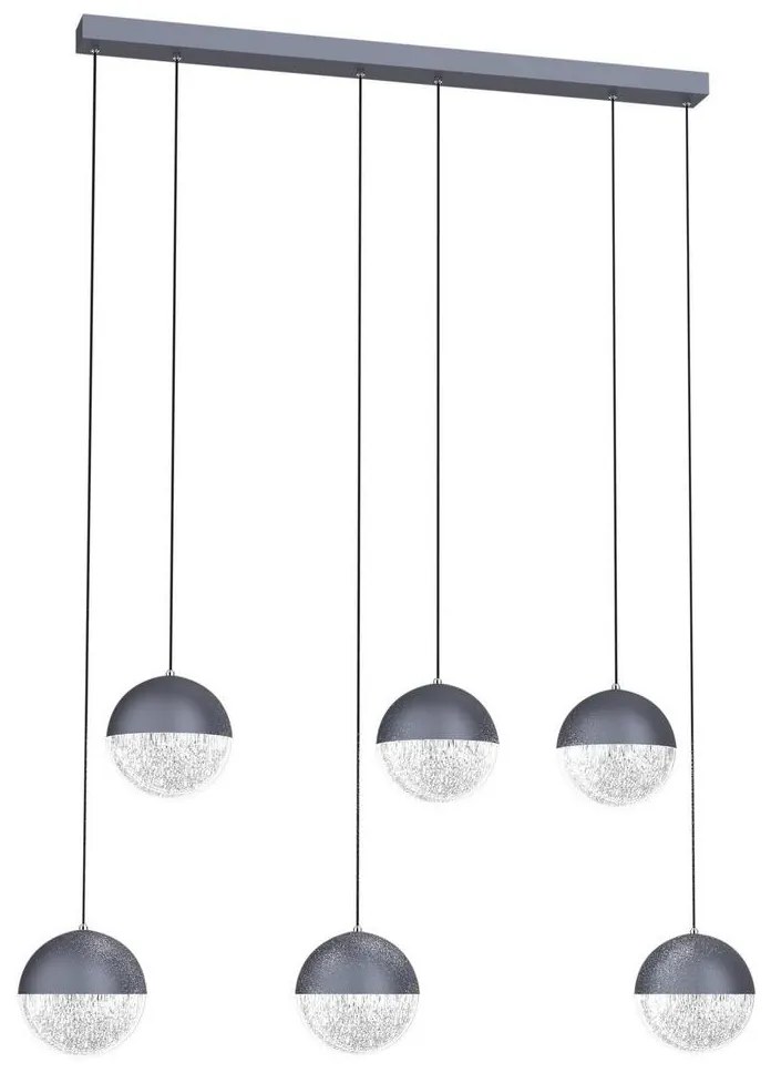 LED Csillár zsinóron FURNI 6xLED/5W/230V