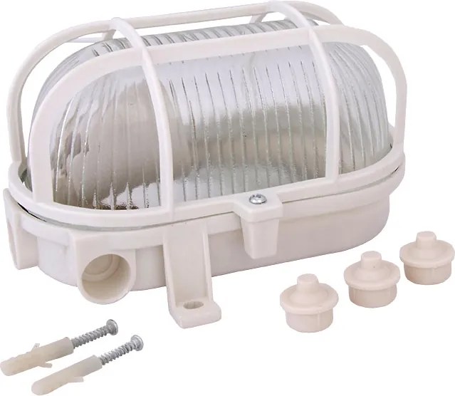 Csatorna lámpatest ovális garázs lámpa műanyag