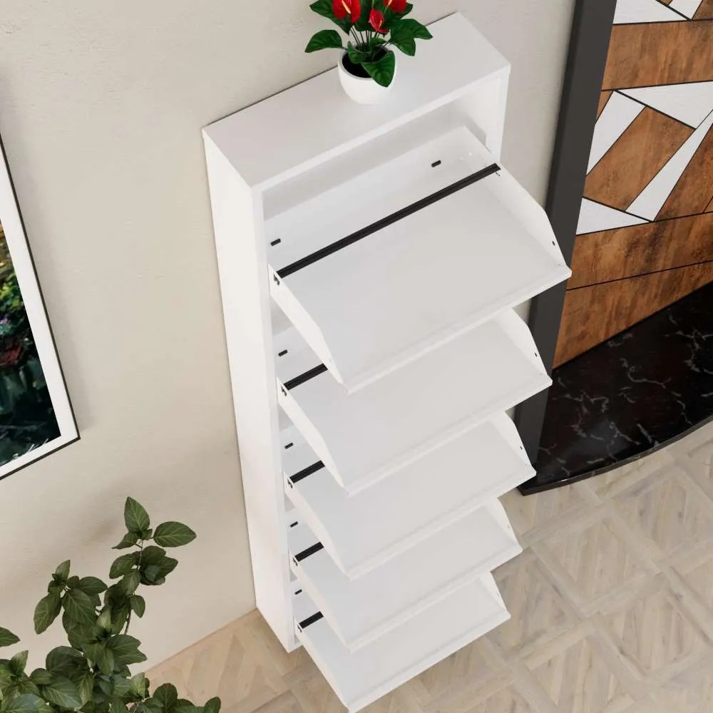 5 Piece Metal - White