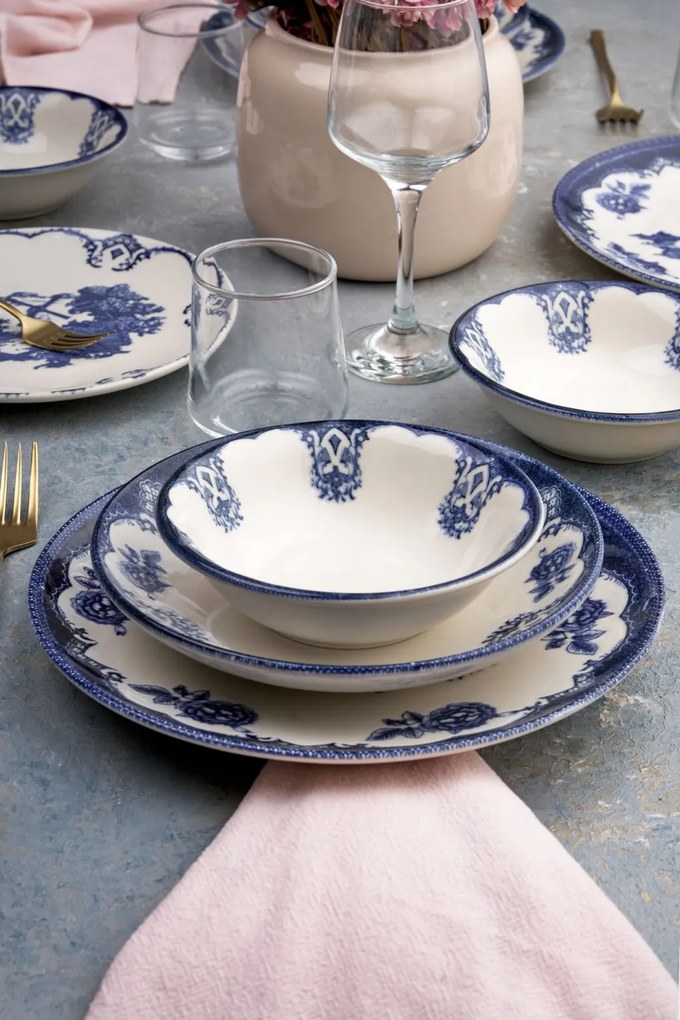24 részes porcelán étkészlet