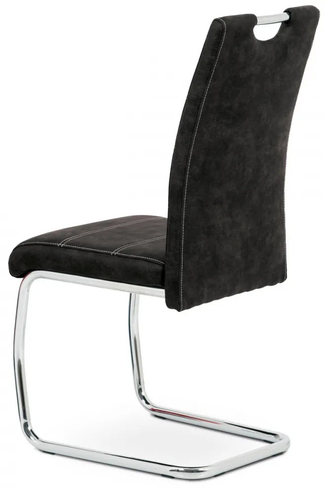 Scaun modern cu baza Sled Culoare negru Hc-483