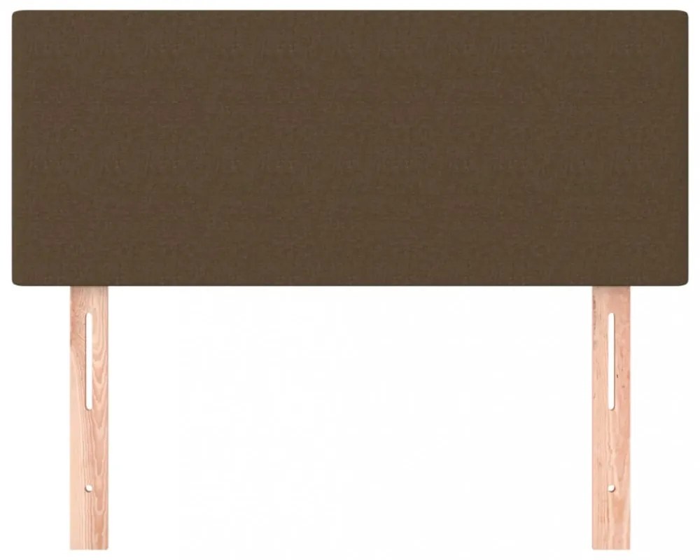 sötétbarna szövet fejtámla 80 x 5 x 78/88 cm