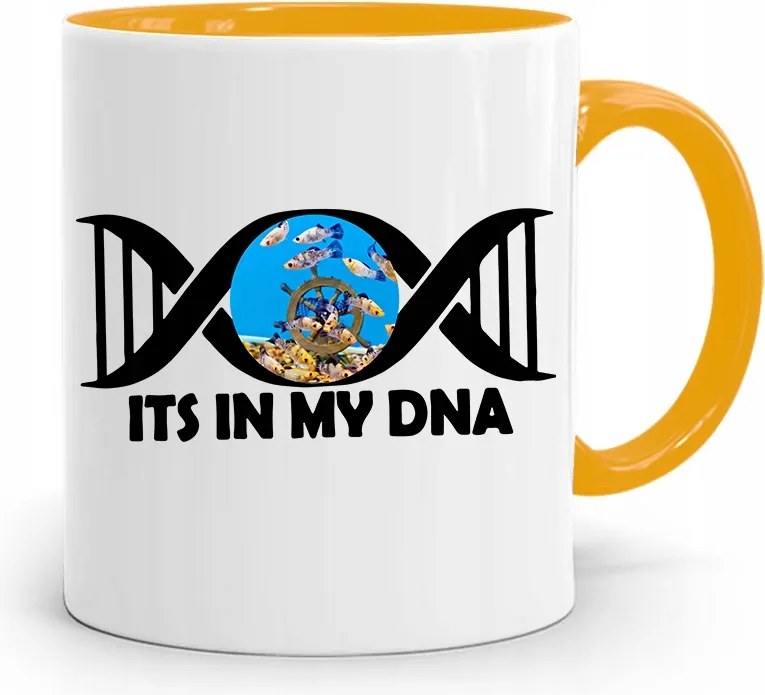 Akvarista Bögre Sárga Születésnapi Ajándék fényképes nyomtatással