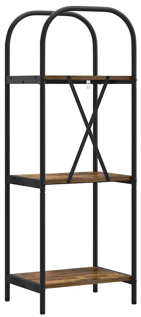 Könyvespolc Füstölt tölgy 40 x 30 x 109 cm Faanyag