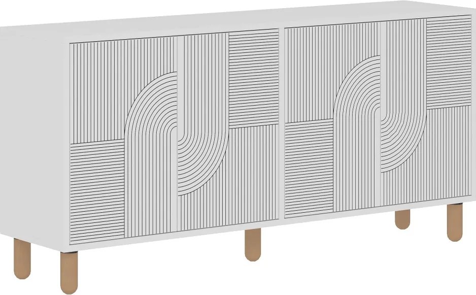 Desso komód, fehér, 150 cm