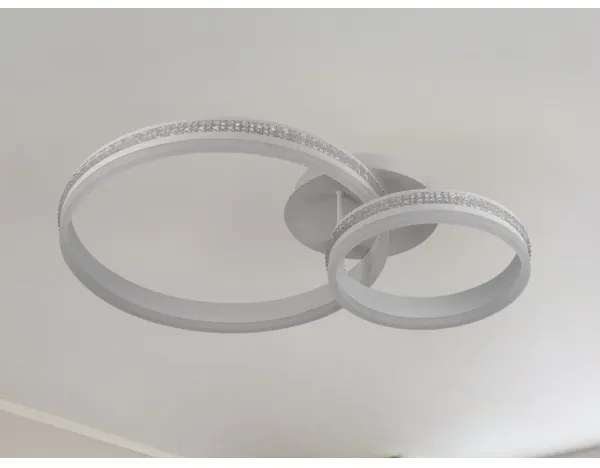 LED Dimmelhető felületre szerelhető csillár LED/110W/230V 3000-6500K + távirányítás