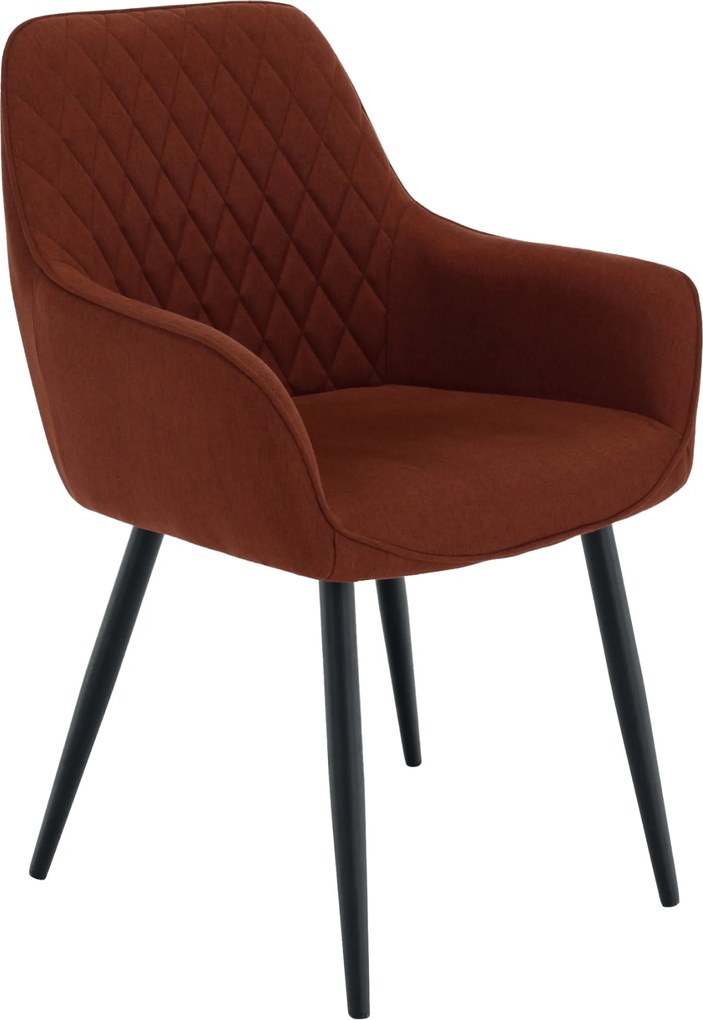 Design fotel, barna/fekete, OSKOR