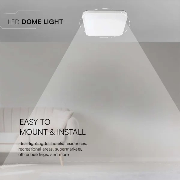 LED Fürdőszobai mennyezeti lámpa LED/24W/230V 6500K IP44 fehér