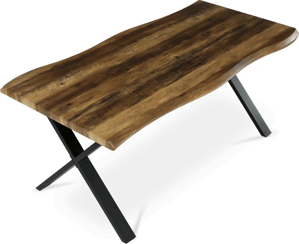 Étkezőasztal 180x90 cm MDF old wood