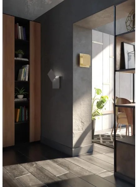 Wofi 4048-101Q - LED fali lámpa BAYONNE LED/6,5W/230V arany