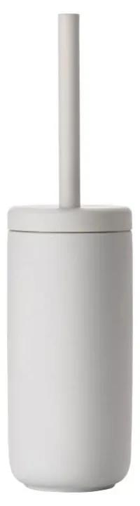 Soft Grey világos szürke agyagkerámia WC-kefe - Zone