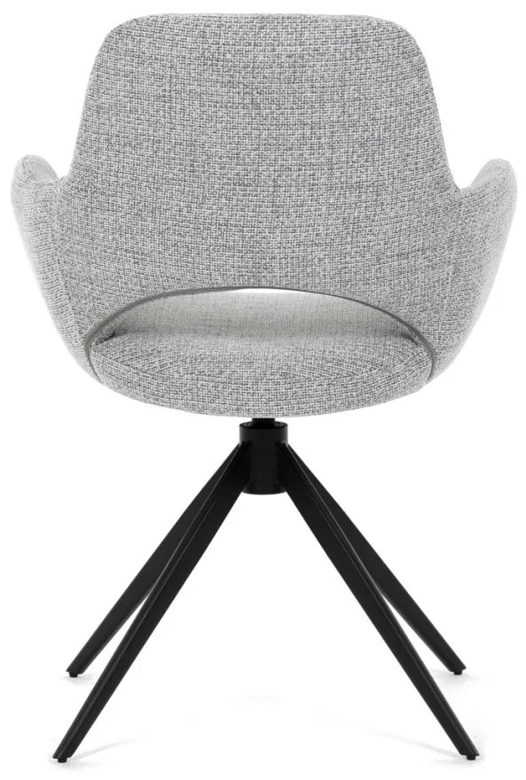Elegáns Forgó Étkezőszék Szürke. 360°-ban forgatható.