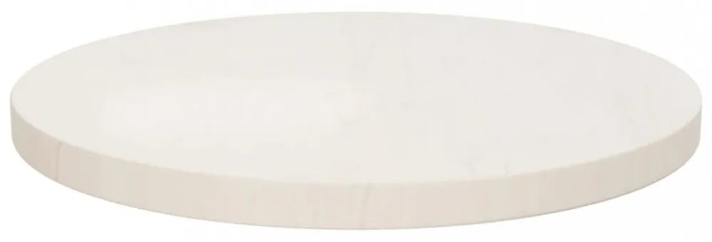 fehér tömör fenyőfa asztallap Ø40 x 2,5 cm