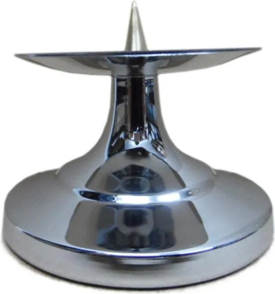 Gyertyatartó modern króm 3,5cm 58985