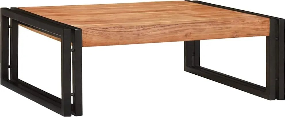 vidaXL Fürdőszobai polc polcokkal Barna 65 x 50 x 23 cm Tömör Akácfa