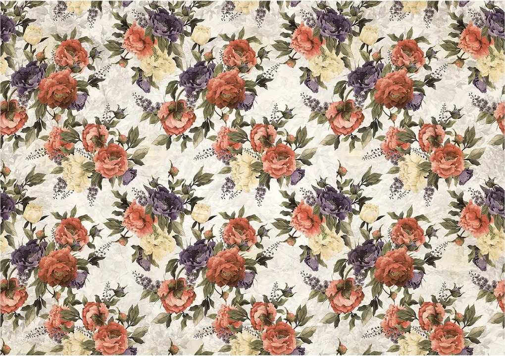 Fotótapéta Rózsa korall bordó lila háttér vintage textúra 250x175 +ragasztó