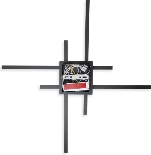 Brilagi - STRIPES LED mennyezeti lámpatest LED/37W/230V fekete