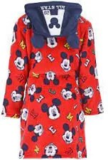 Disney Mickey All Star Red gyerek köntös 3 - 8 év / 98 - 128 cm