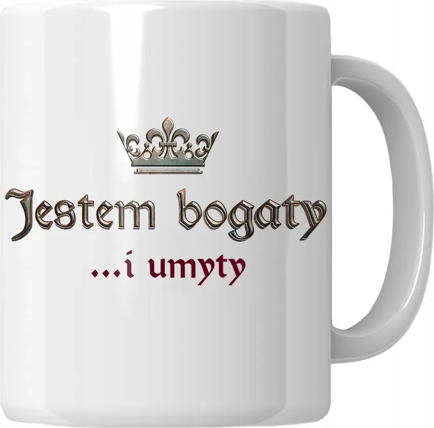 Bögre 1670 Gazdag vagyok és mosott Ajándék sorozat 1670