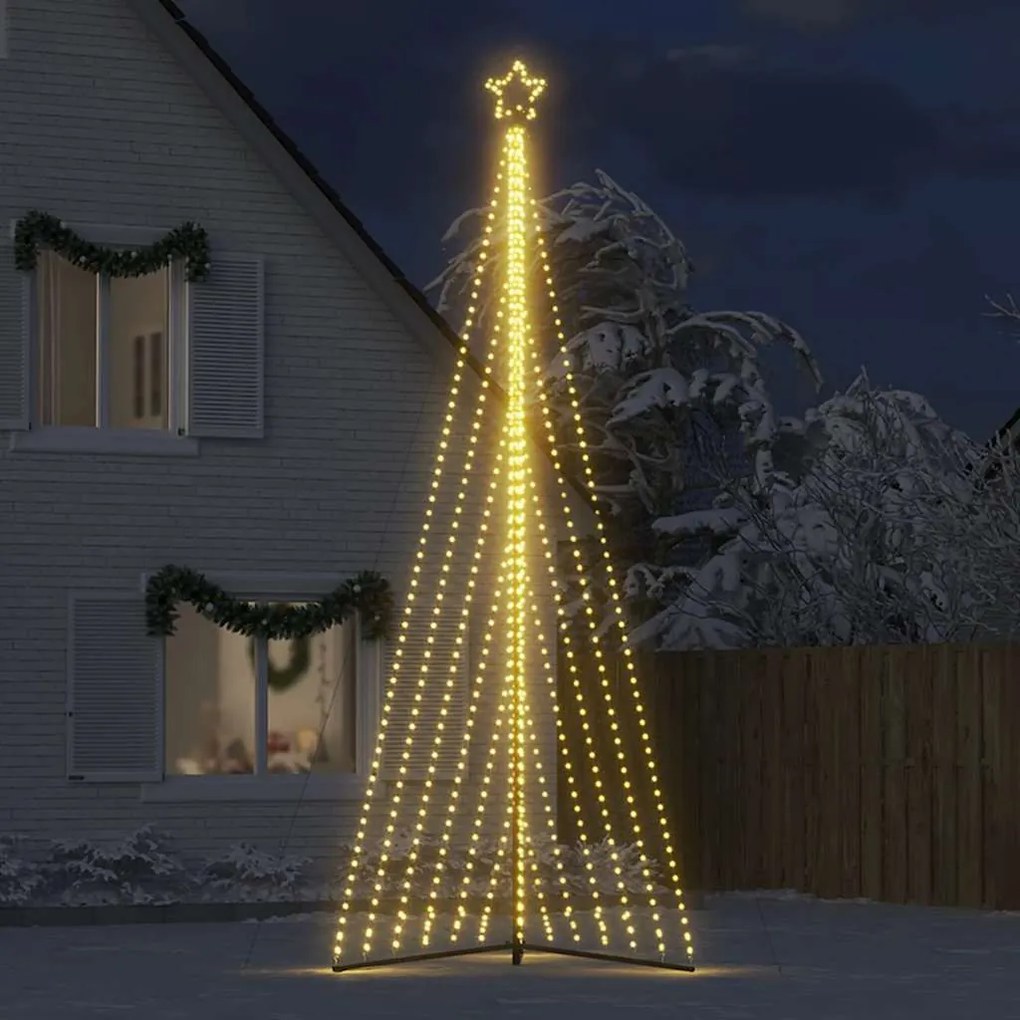 meleg fehér LED karácsonyfa 789 LED 476 cm