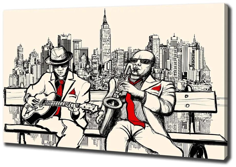 Vászonfotó New york jazz pl-oc-100x70-f-58689971