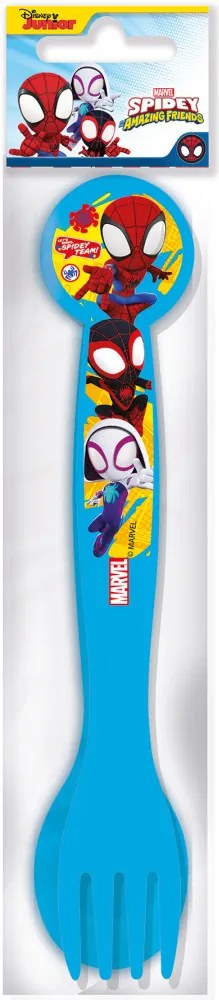 Pókember Spidey műanyag evőeszköz készlet - 2 darabos