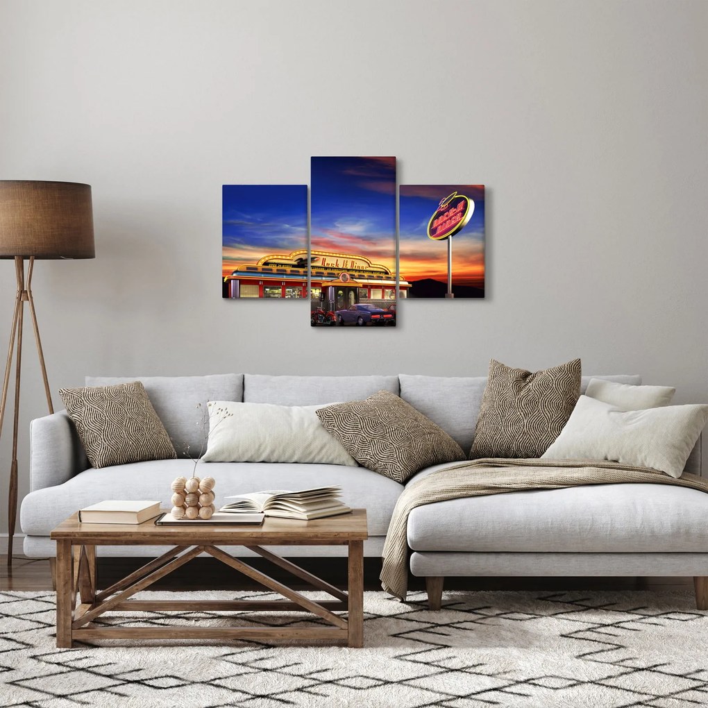 Kép - Esti bár (90x60 cm)