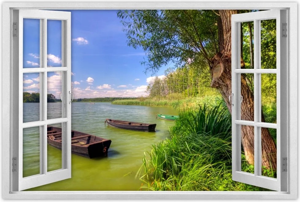 Poszterek 120x80 Csónaktó Tájkép