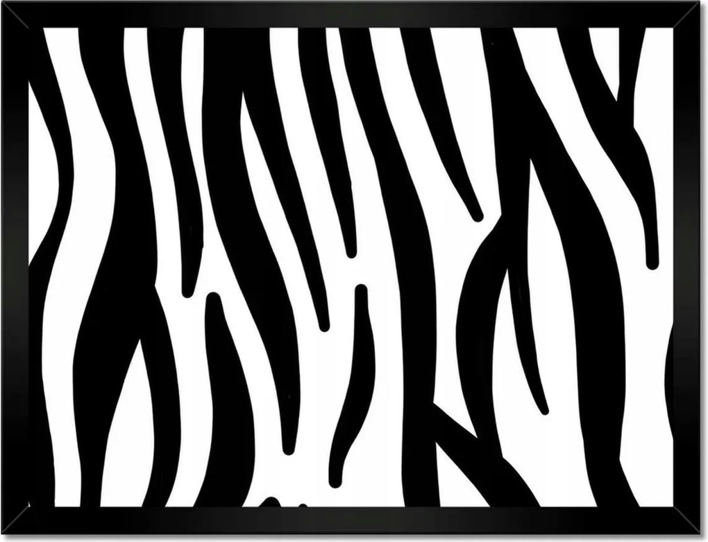 Poszterek keretben 40x30 Zebra csíkos