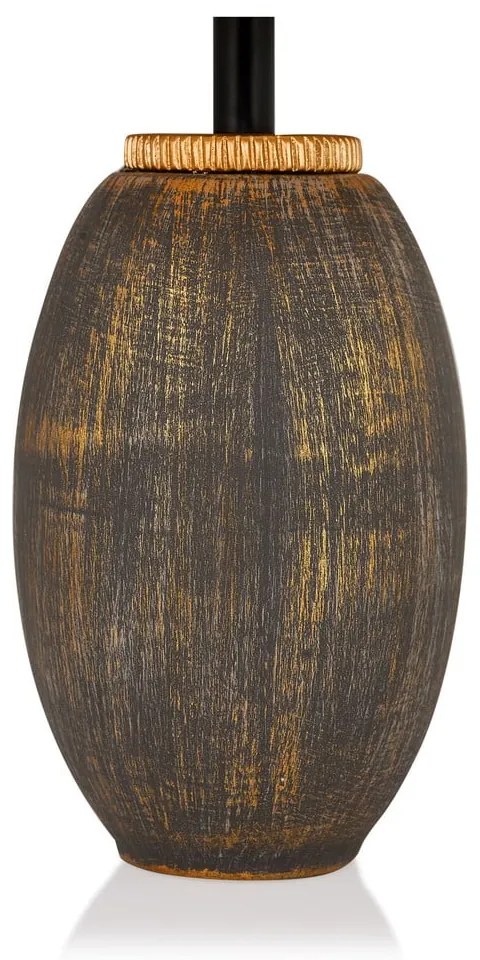 Szürke-bézs asztali lámpa textil búrával (magasság 46 cm) Yakamoz – Opviq lights