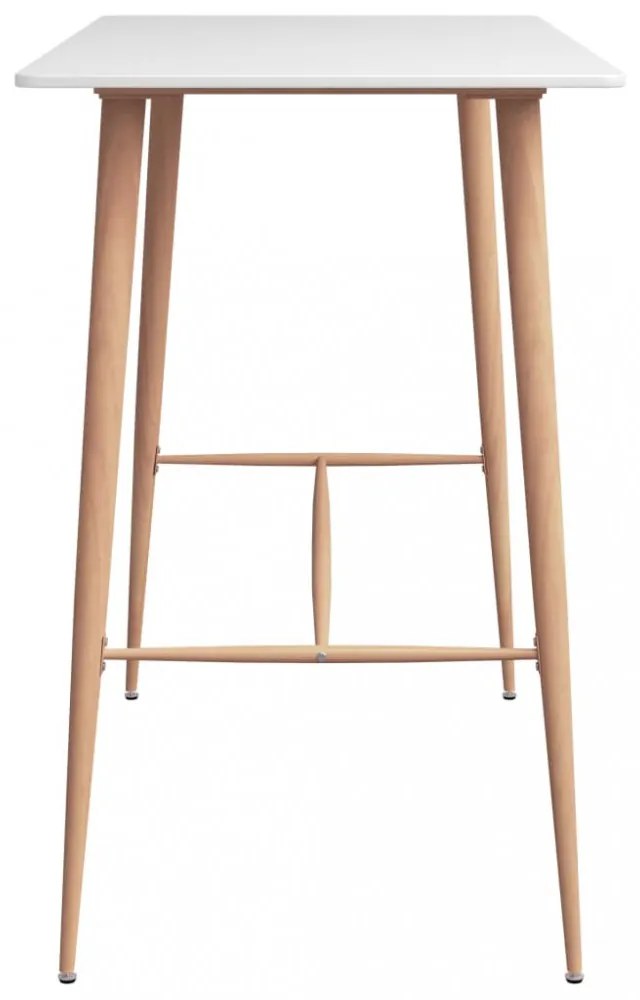fehér bárasztal 120 x 60 x 105 cm