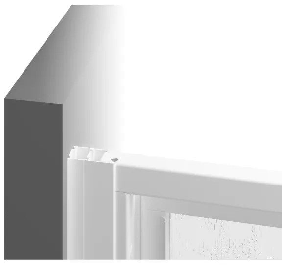 Ravak 940701R211 - Fix zuhanyfal SUPERNOVA 90x198 cm fehér