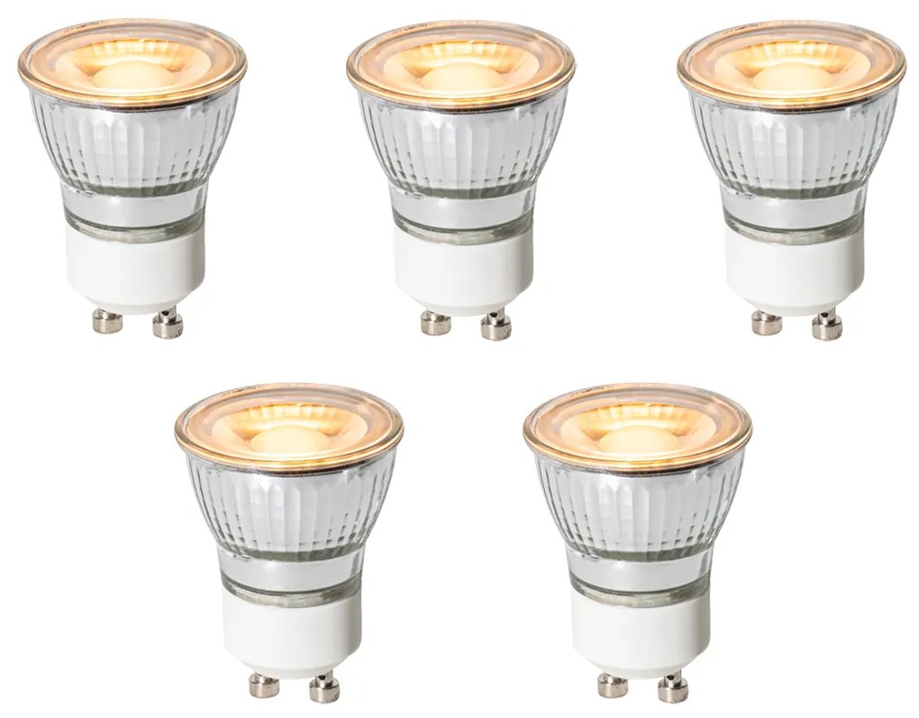 5 darabos GU10 dimmelhető LED izzó készlet 3,5 cm 4W 228 lm 2200K