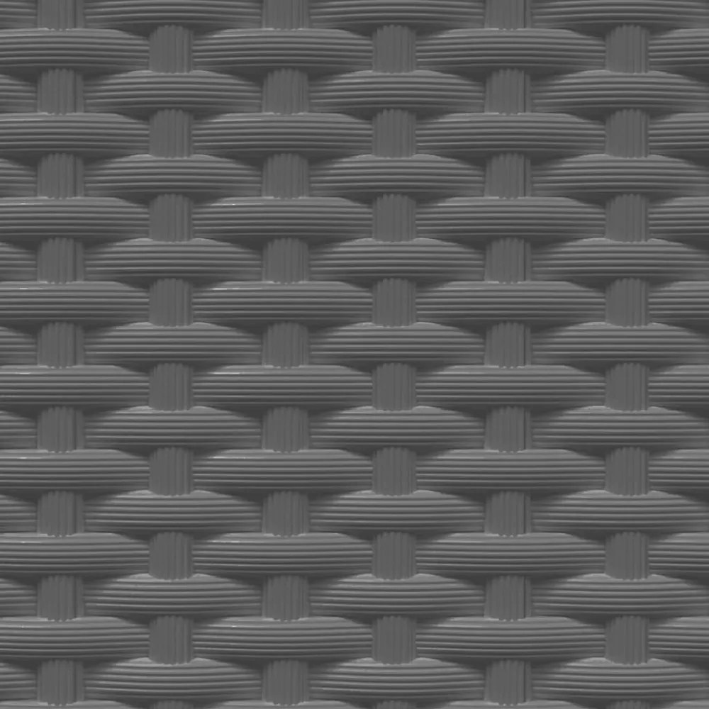 2 db fekete polipropilén növénytartó 30 x 30 x 37 cm